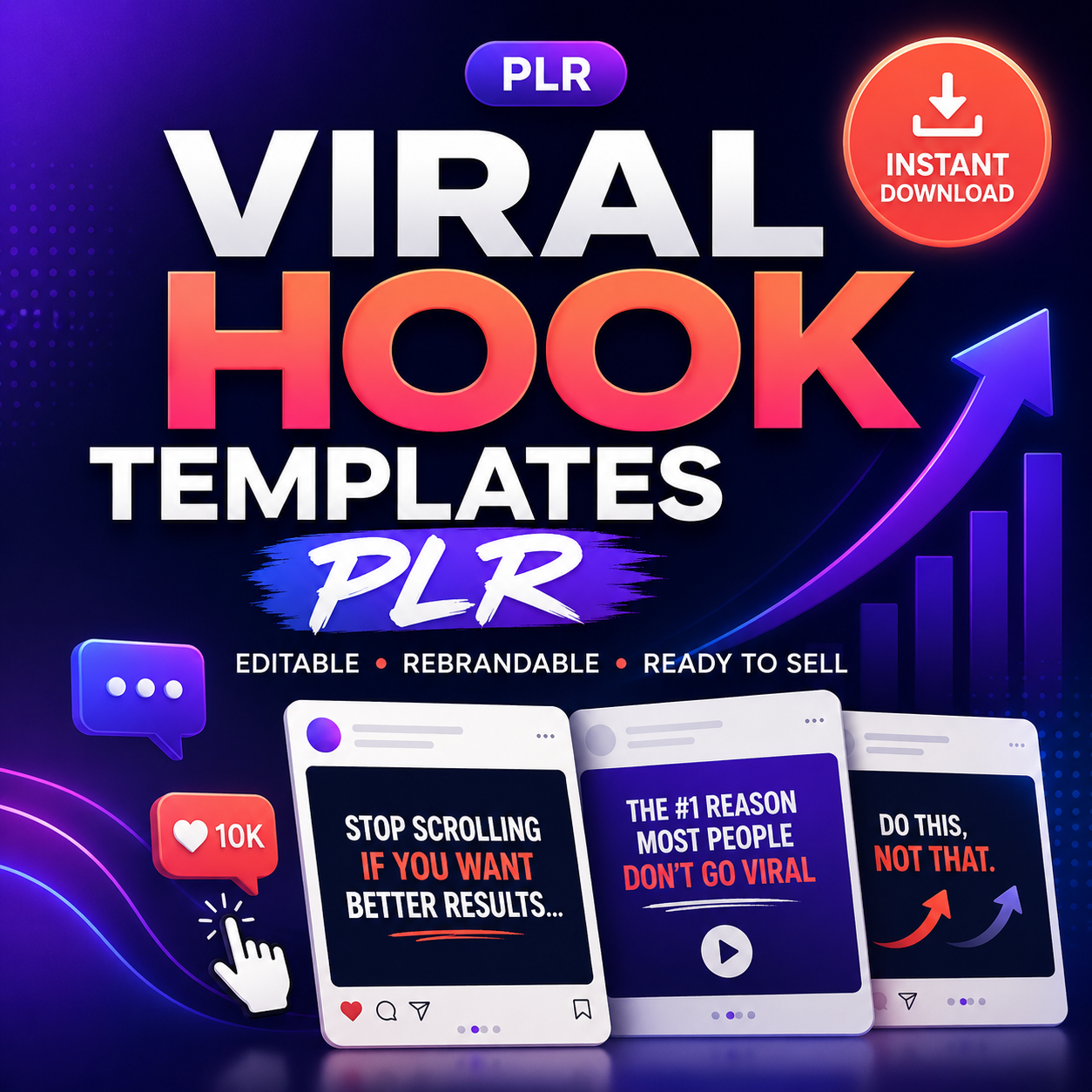 Viral Hook Templates PLR Kit