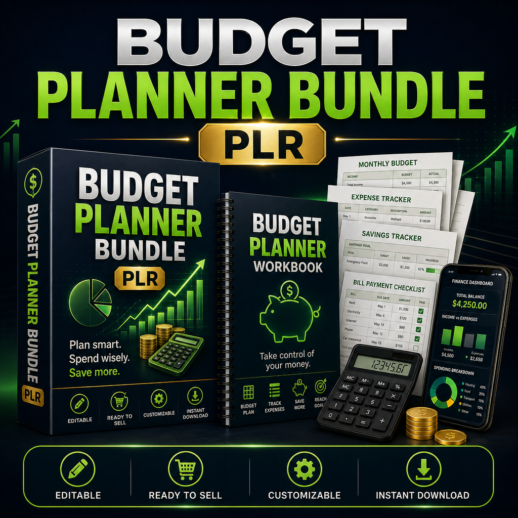 Budget Planner Bundle PLR