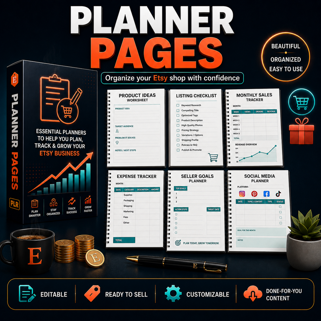 Etsy Seller Starter Kit PLR Bundle