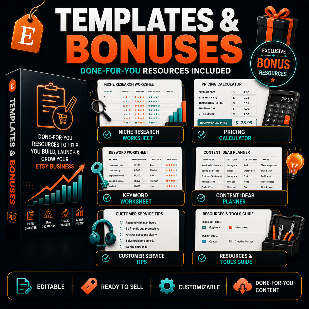 Etsy Seller Starter Kit PLR Bundle