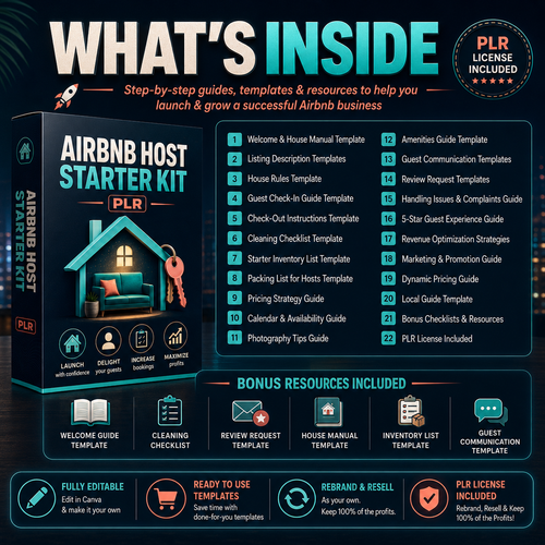 Airbnb Host Starter Kit PLR