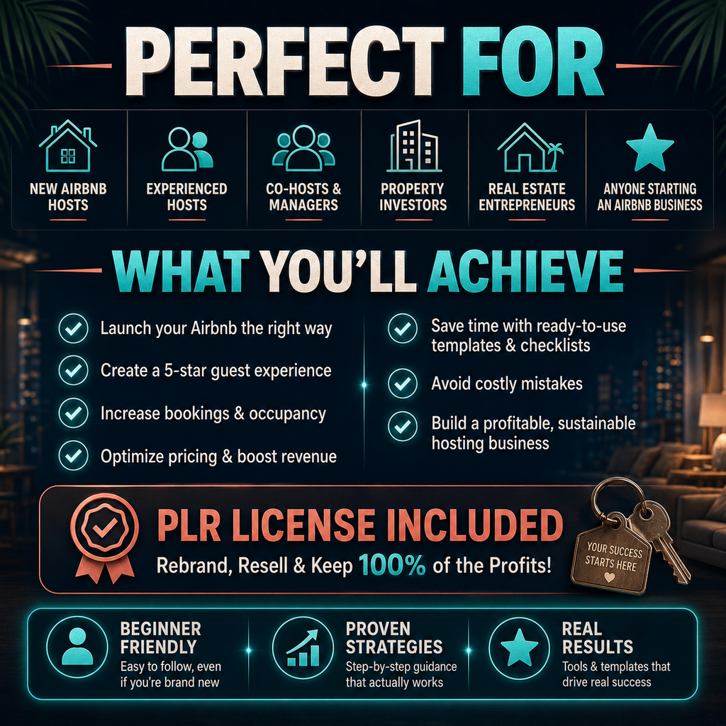 Airbnb Host Starter Kit PLR