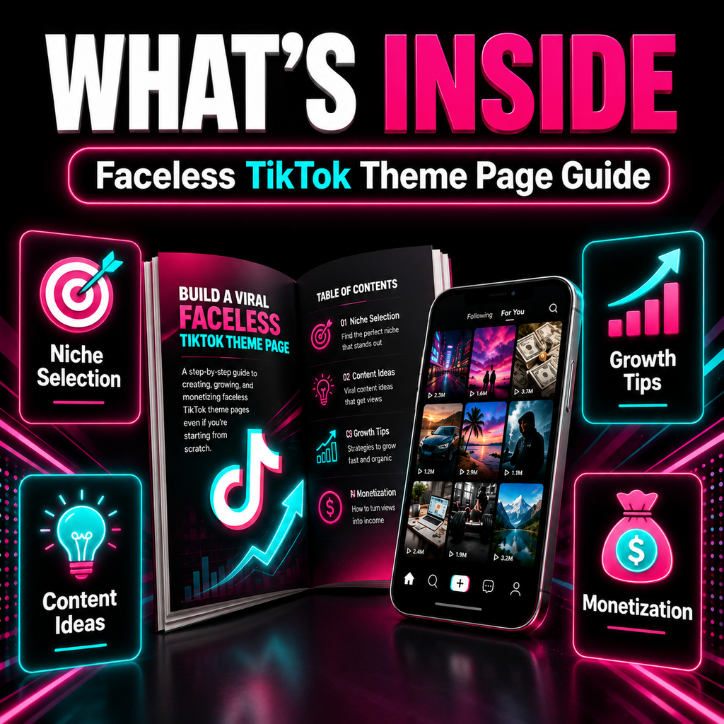Faceless TikTok Theme Page Growth Guide