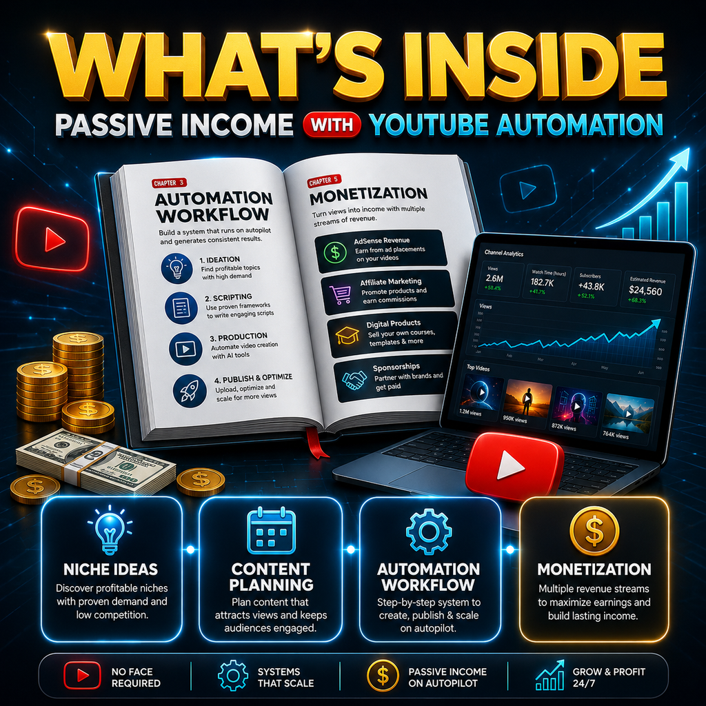 Passive Income with YouTube Automation Ebook