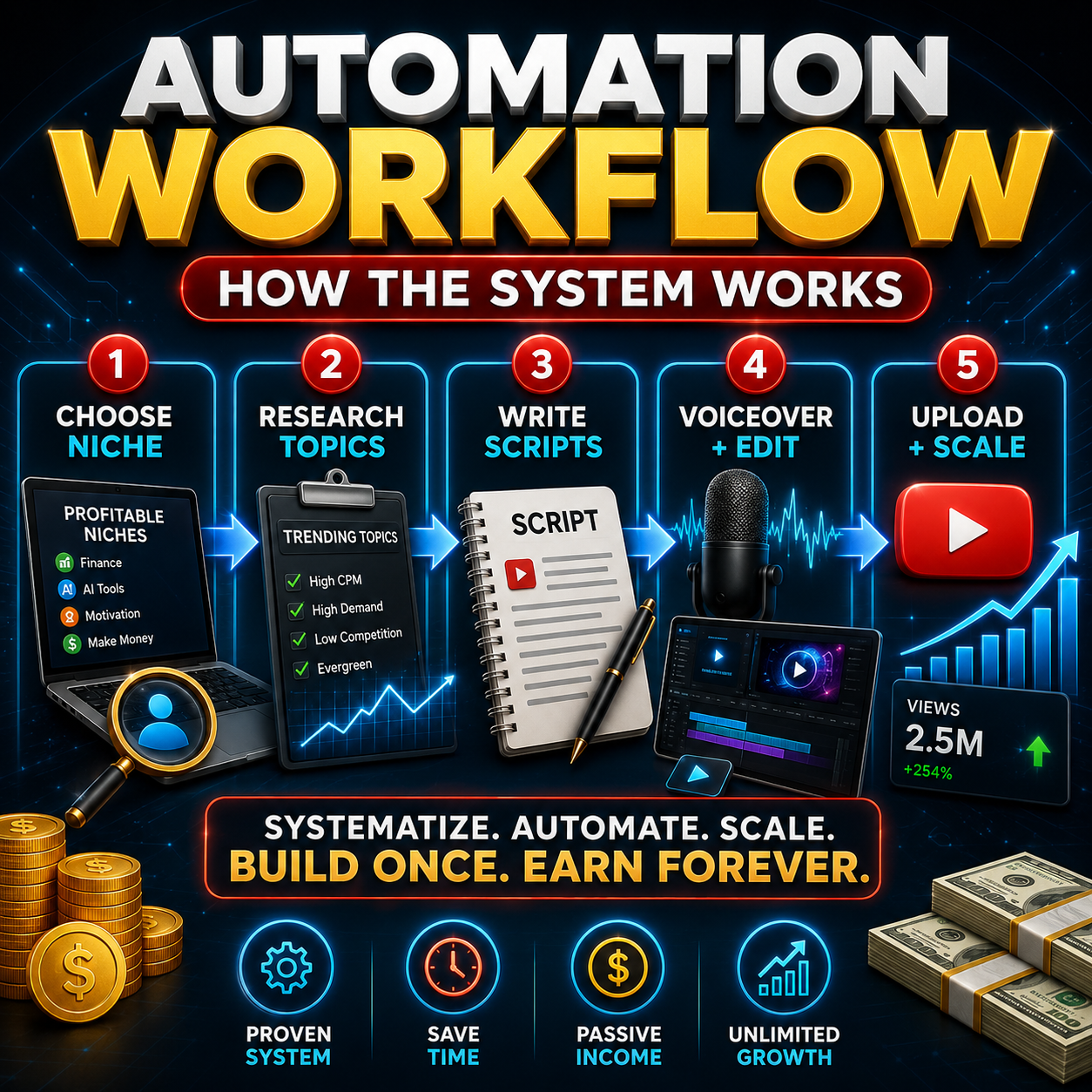Passive Income with YouTube Automation Ebook