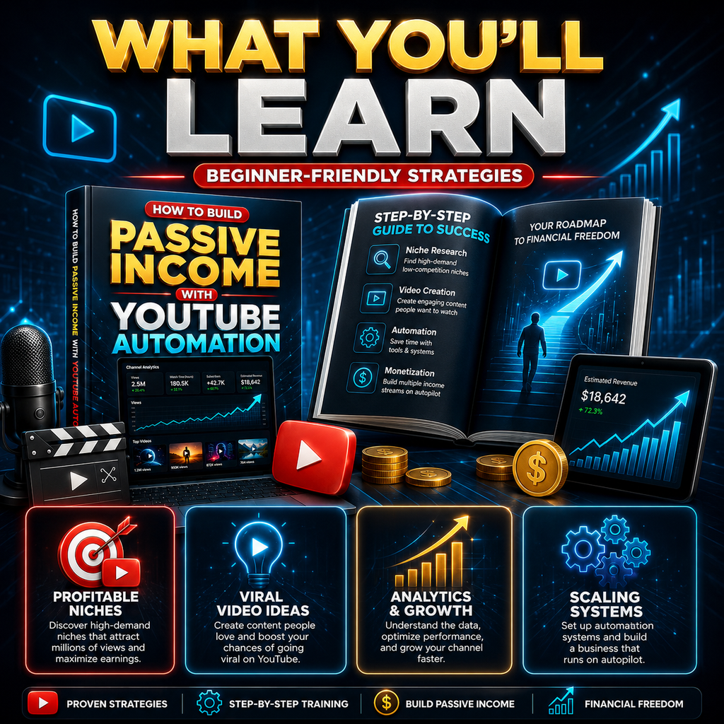 Passive Income with YouTube Automation Ebook